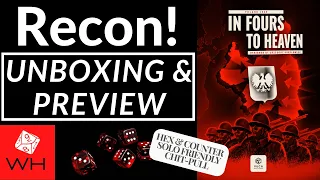 Recon! In Fours to Heaven | WW2 | Poland 1939 | Hex & Counter | Preview