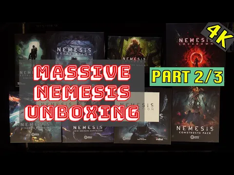 [4K] Nemesis Lockdown - Massive Nemesis Unboxing [Part 2] [GAMEFOUND]