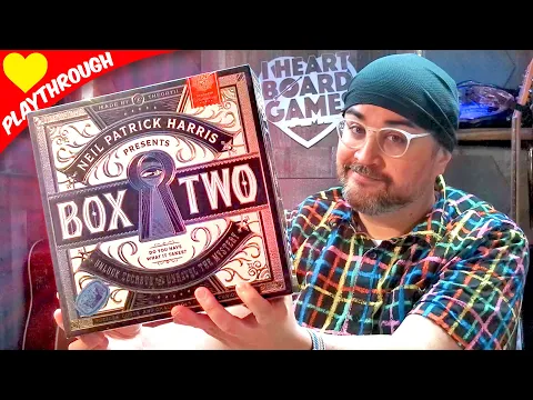 Box Two board game by Neil Patrick Harris | full play through (Spoilers!)