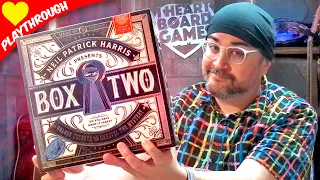 Box Two board game by Neil Patrick Harris | full play through (Spoilers!)
