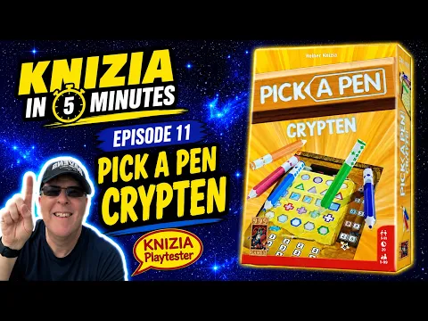 Knizia in Five Minutes. Episode 11 Pick A Pen Crypten.