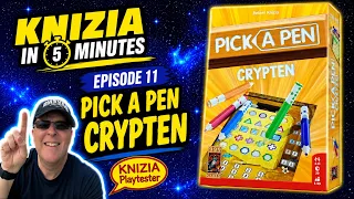 Knizia in Five Minutes. Episode 11 Pick A Pen Crypten.