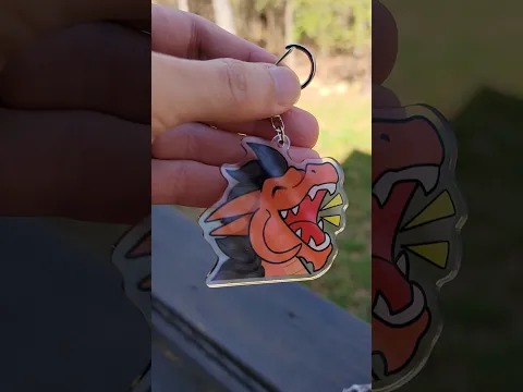 Check out these 2 acrylic keychains of Niijii & Nibaa from In the Blink of a Dragon's Eye!