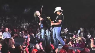 Blaze sits in with Brad Paisley in Colorado Springs