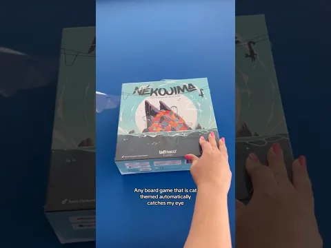 Unbox Nekojima with me! #boardgames #unboxing #familygames #cats #tabletopgaming #unboxingvideo