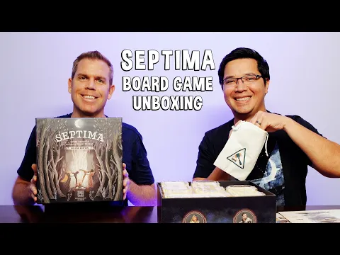 Unboxing Septima - Witch Board Game