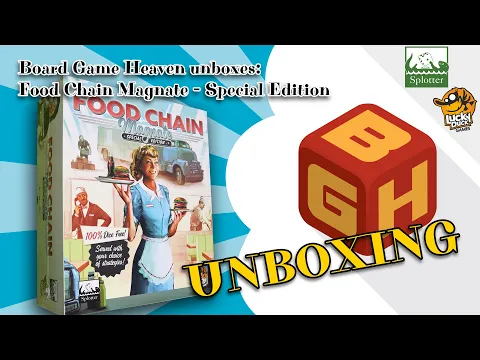 Board Game Heaven Unboxing 258: Food Chain Magnate Special Edition