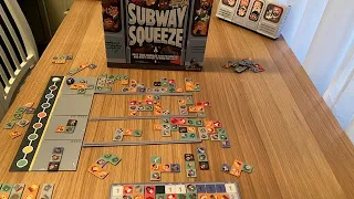 Subway Squeeze. Cram commuters into trains (politely of course!). Polyomino Game for 2-4