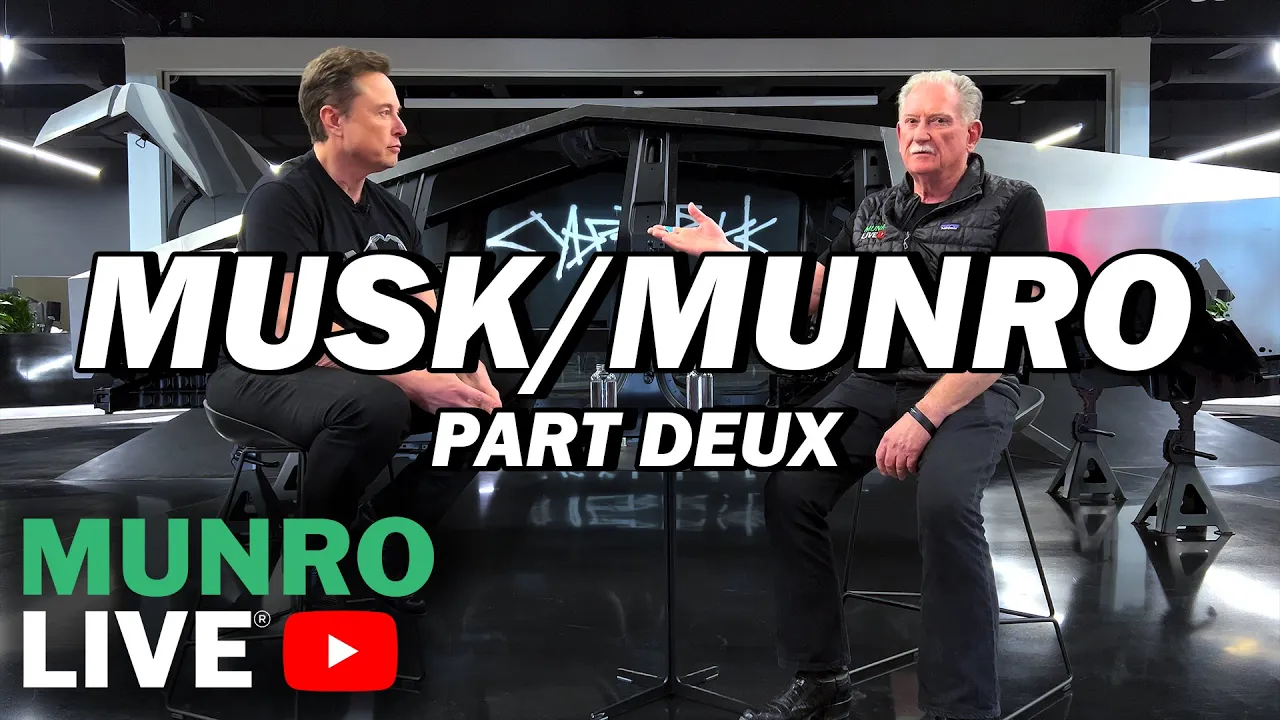 Elon Musk and Sandy Munro discuss the Cybertruck!