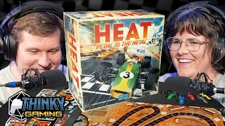 Let's Play HEAT: Pedal to the Metal | Roll to One Boardgaming