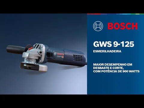 Esmerilhadeira Angular 5" 900W GWS9-125 S 127V Bosch