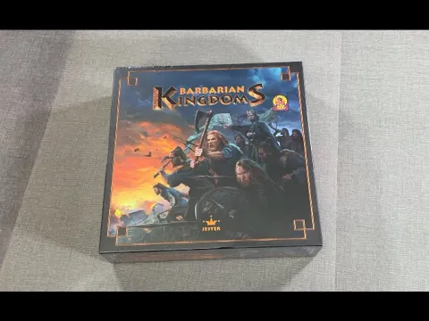 The Discriminating Gamer: Barbarian Kingdoms unboxing with Ray