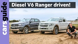Ford Ranger review: 2023 V6 diesel Wildtrak test drive (inc offroad!) Australia prototype drive