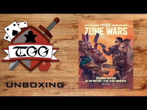 Zone Wars Board Game Unboxing