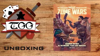 Zone Wars Board Game Unboxing