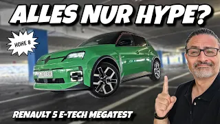 Sein Geld wert? Renault 5 E-Tech im Megatest. Reichweite Verbrauch Ladezeit Navi Software uvm #ev
