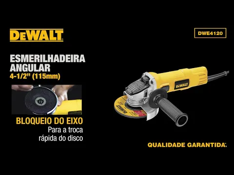 Esmerilhadeira Dewalt Angular 4.1/2'' 750W 220V DWE750-B2