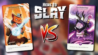 Here to Slay GAMEPLAY || The Cloaked Sage vs. The Charismatic Song