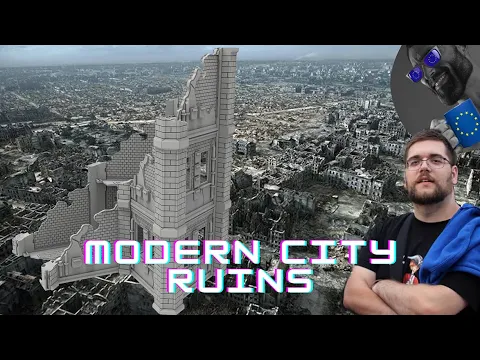 Unboxing Civilian Ruined building printed in PLA and resin from Proxy Wars