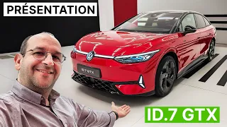 Volkswagen ID.7 GTX : découverte de la berline électrique sportive plutôt sage… au premier abord !