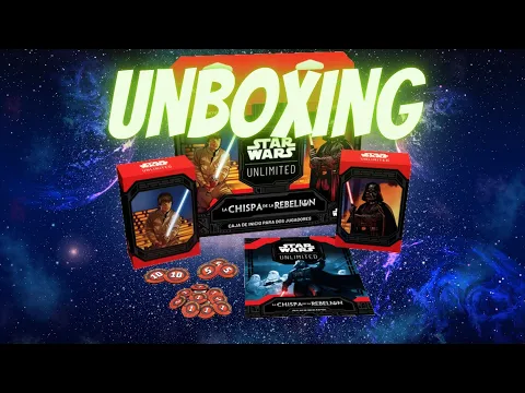 Unboxing de Star Wars Unlimited Caja de inicio | Juego de mesa