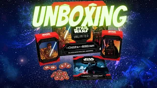 Unboxing de Star Wars Unlimited Caja de inicio | Juego de mesa