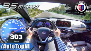 NEW! BMW ALPINA B5 608HP 303km/h AUTOBAHN POV by AutoTopNL