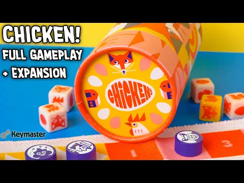 CHICKEN! Gameplay + Expansion w/Jen from Keymaster Games (3-Player Gameplay)