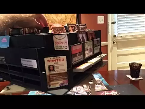 Firefly board game card holder stand