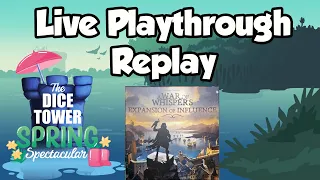 War of Whispers: Expansion of Influence: Live Playthrough Replay
