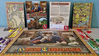 Hansa Teutonica: Big Box - Kutu Oyunu Açılımı Falan - ASMR Board Game Unboxing
