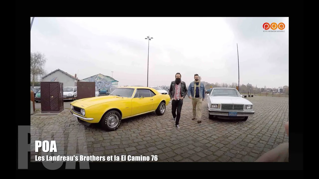 Chevrolet El Camino 1977 et Camaro SS350 - Les Landreau's Brothers 1/4