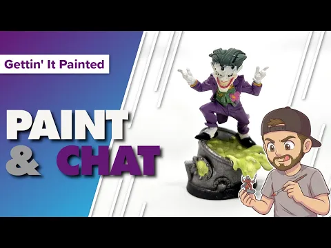DC Super Heroes United Miniature Painting Live Stream and Chat