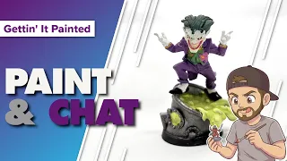 DC Super Heroes United Miniature Painting Live Stream and Chat