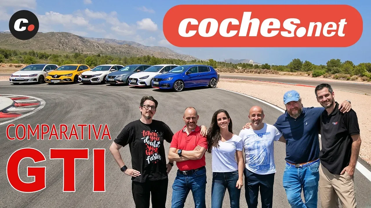 COMPARATIVA GTI | Civic Type R, i30 N, Megáne RS, León Cupra R, Golf TCR, 308 GTi | coches.net