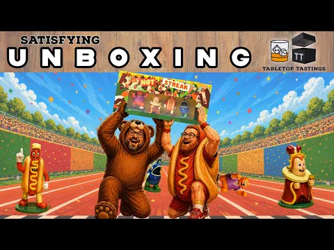 Hot Streak Board Game Unboxing | Steve & Les React