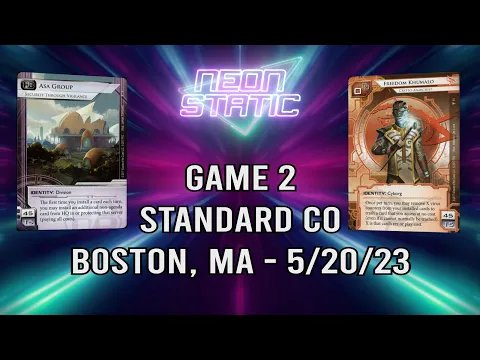 Netrunner - Asa Group vs Freedom - Boston 5/20/23, Game 2, Charlotte vs Dan B [Standard]