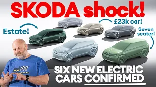 Škoda SHOCK! The SIX new electric cars confirmed for production | Electrifying