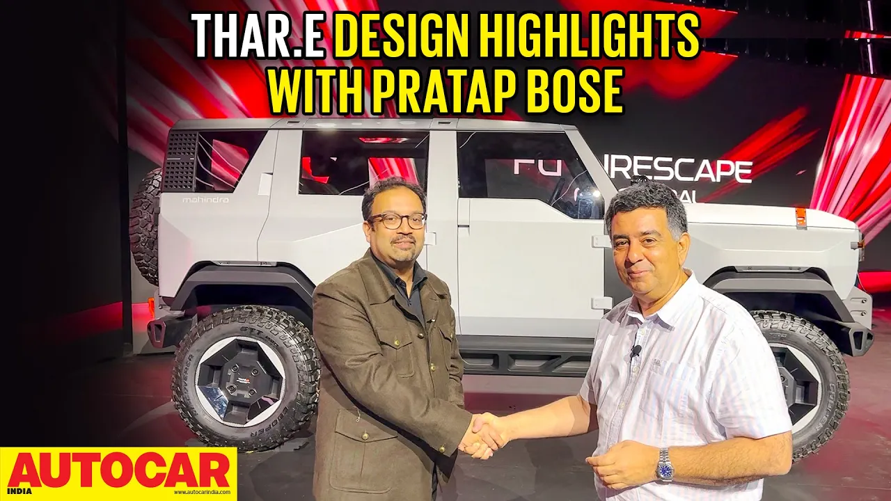 Mahindra Thar.e design highlights with Pratap Bose | Walkaround | Autocar India