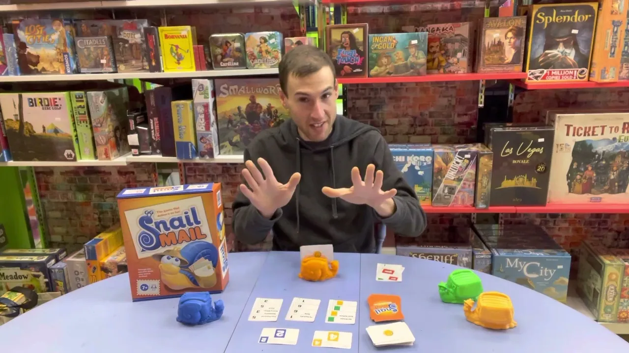 Snail Mail - A Rack-O Style Family Game With A Great Theme. (A Play Favorites How-To-Play Review)