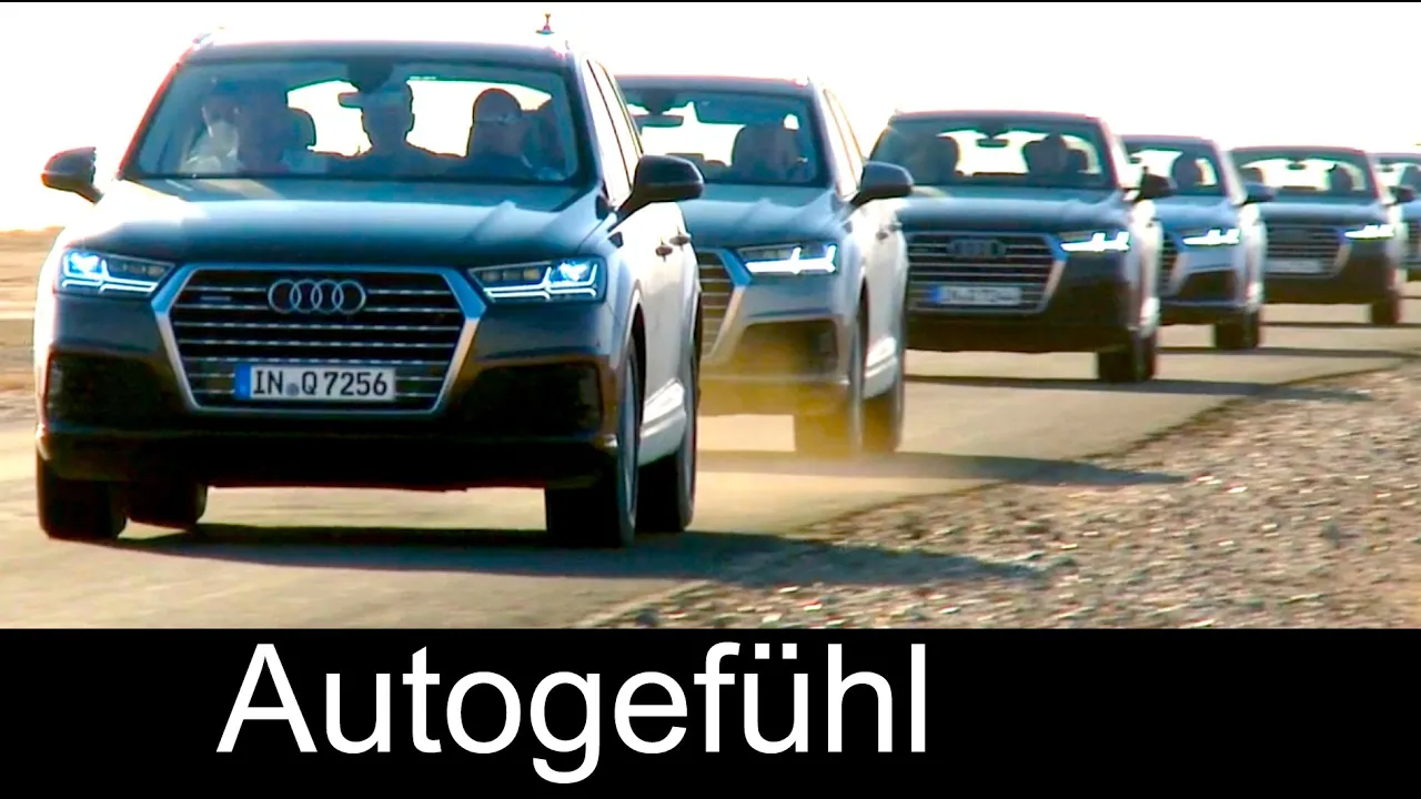All-new Audi Q7 parade in Namibia Audi officials approval ride for 2016 model - Autogefühl