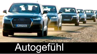 All-new Audi Q7 parade in Namibia Audi officials approval ride for 2016 model - Autogefühl