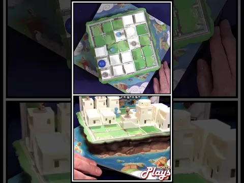 Santorini (with Simple Gods) - Board Game In A Minute #shorts