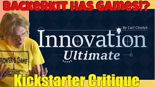 Innovation Ultimate - Kickstarter Critique Review