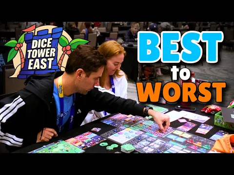 I Ranked Every Game I Played at Dice Tower East 2026