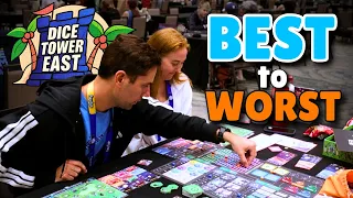 I Ranked Every Game I Played at Dice Tower East 2026