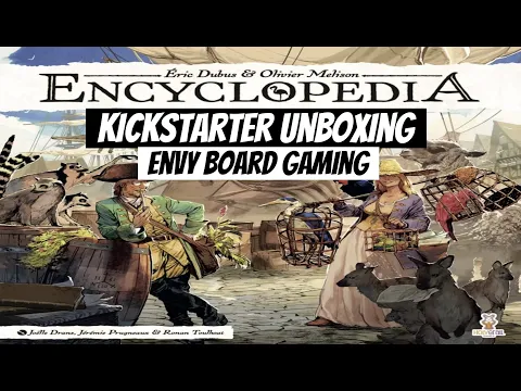 Kickstarter Unboxing: Encyclopedia Board Game