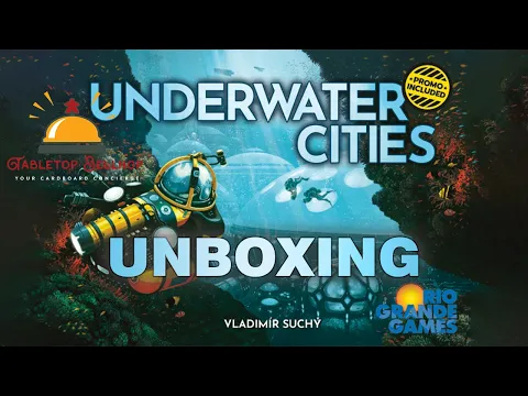 A look inside the box for Underwater Cities from Rio Grande Games