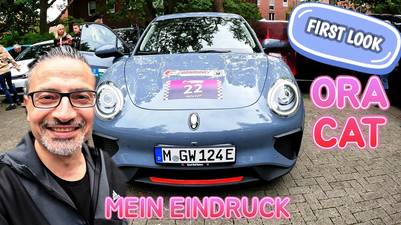 Das China Elektroauto Ora Cat. Unser Erster Eindruck mit Infos. E Cannonball 2022.
