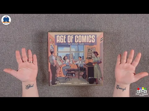 UNBOXING AGE OF COMICS - Board Game - #indabox